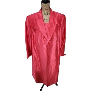 Le Suit Coral Suit De Jour Jacket and Sheath Dress Plus Size 20W 2X New MSRP 248